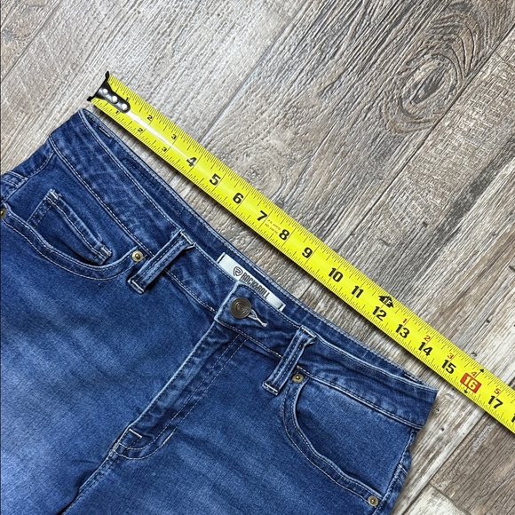 ROCK & ROLL DENIM HIGH-RISE WOMEN BLUE JEAN SHORTS, 30 - Picture 12 of 13